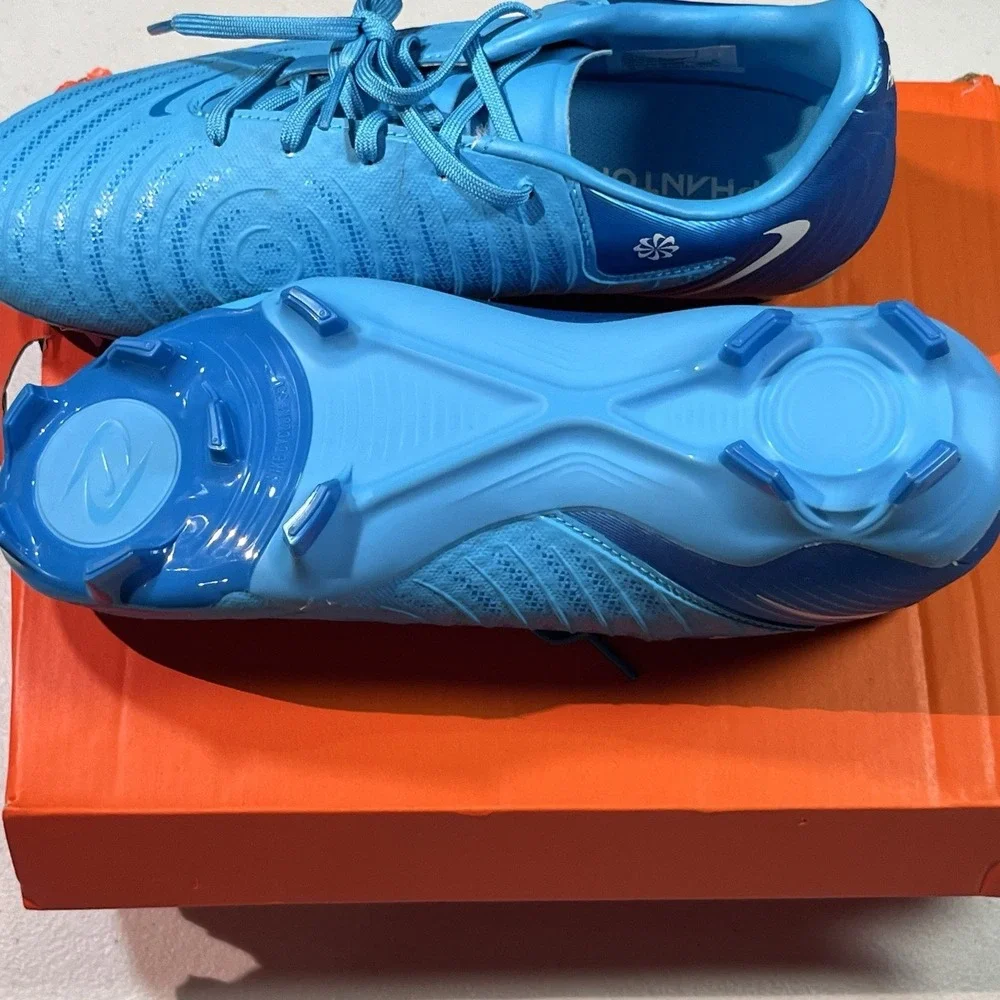 Nike Phantom GX II Academy FG/MG Blue Fury FD6723-400 Men's Size‎ 6.5 Cleats